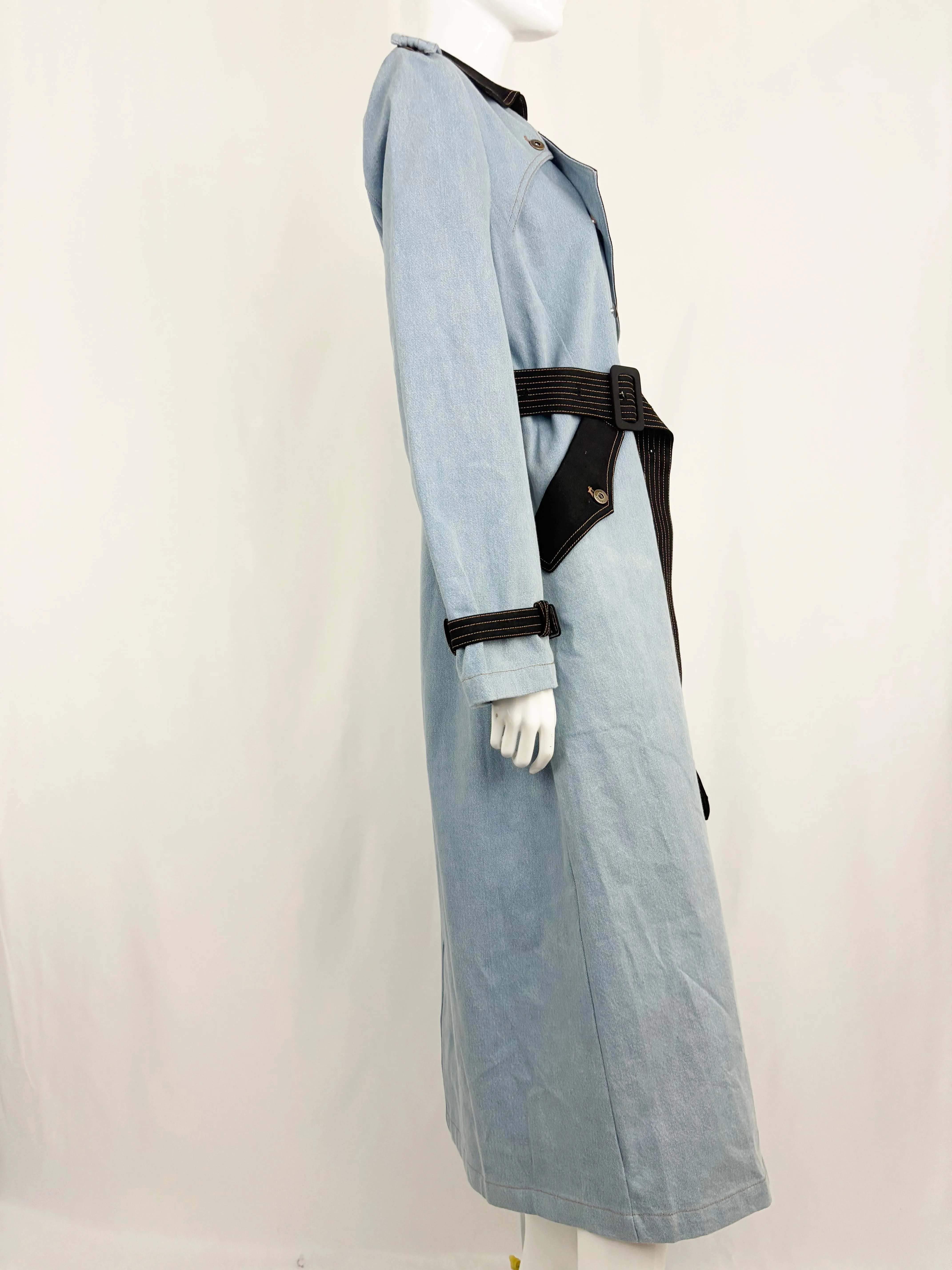 NEW Fleur Du Mal Trench Coat Size 8
