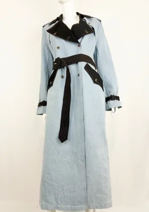 NEW Fleur Du Mal Trench Coat Size 8