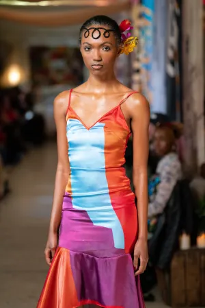 Night Sky Slip Dress
