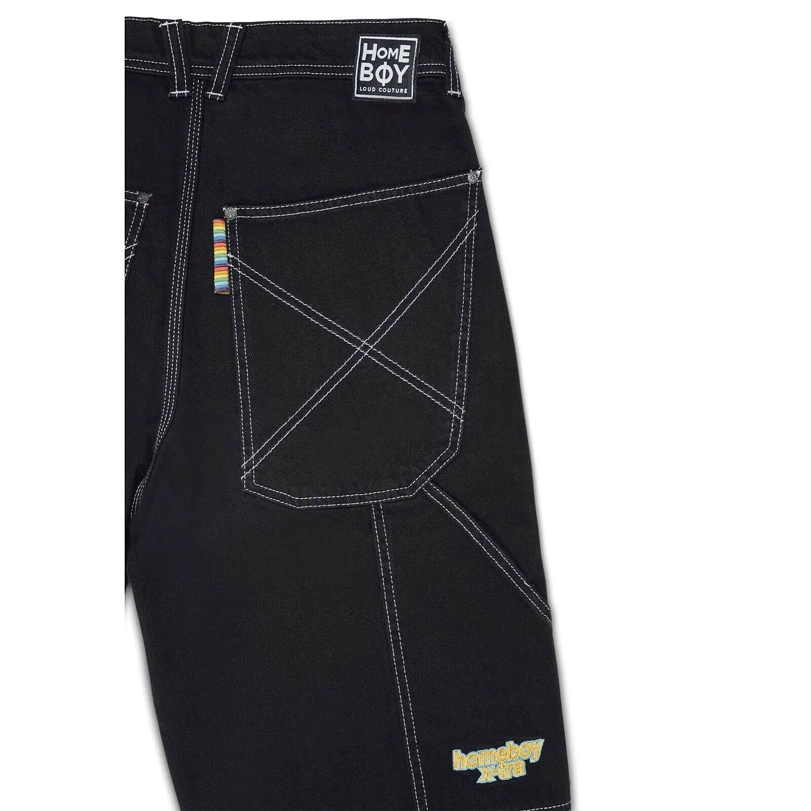 Nohavice Homeboy X-tra WORK PANTS BLACK