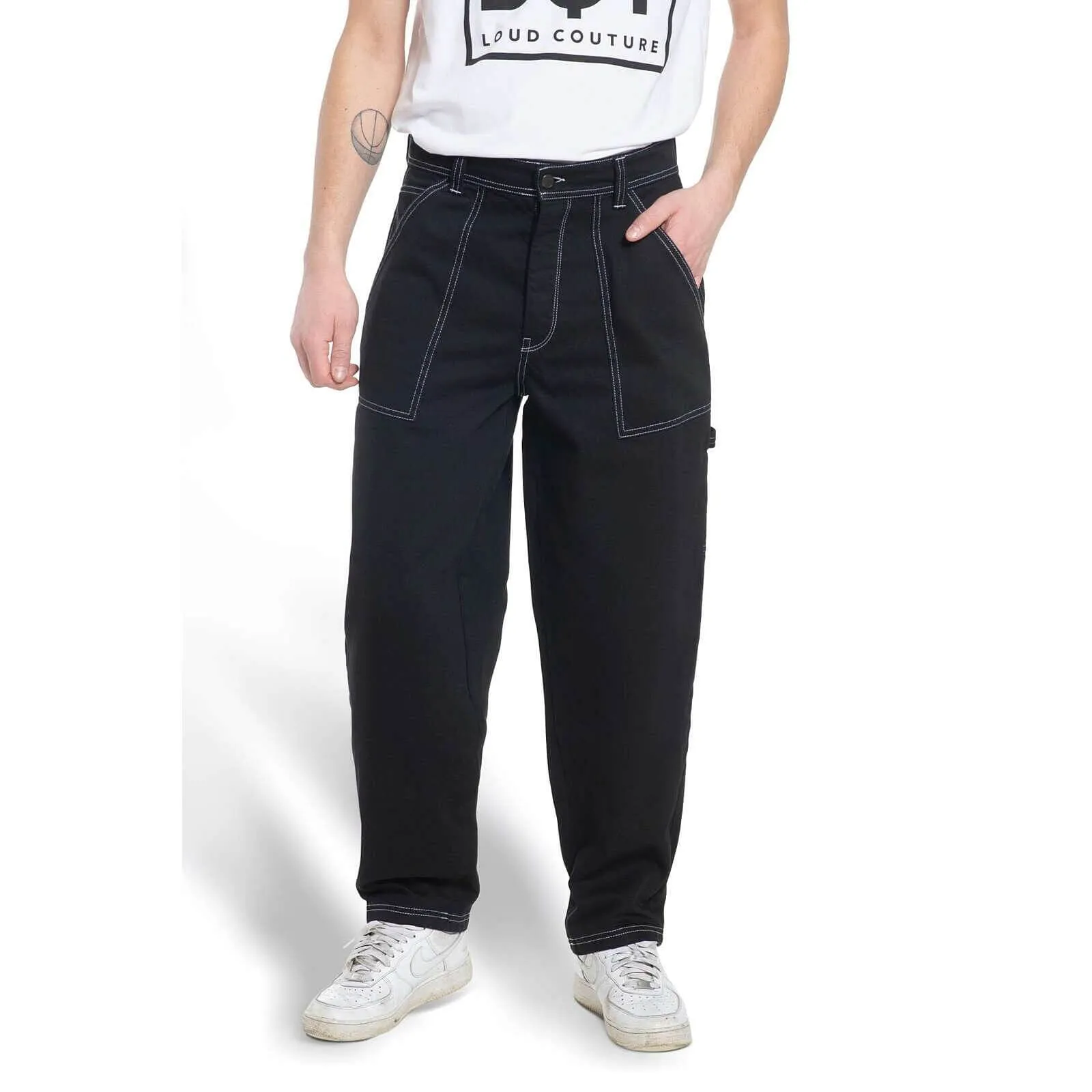 Nohavice Homeboy X-tra WORK PANTS BLACK