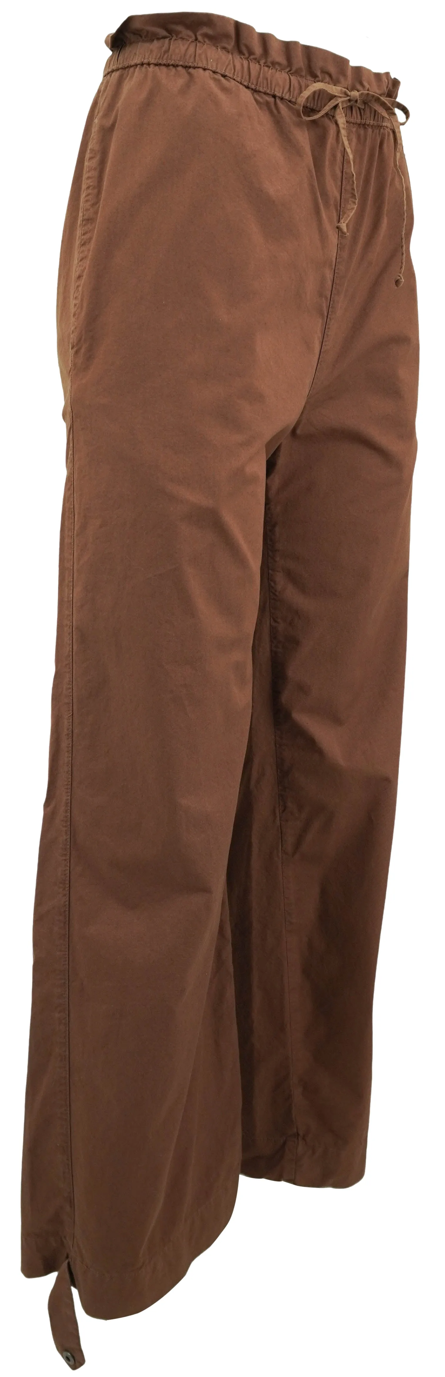 NSF Paperbag Waist Cotton Pants in Brindle