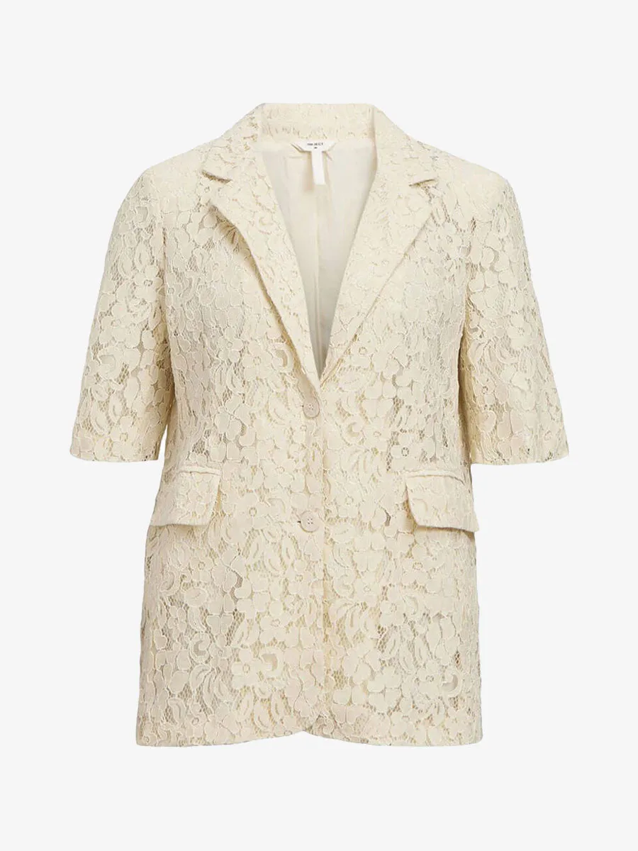 Objritta Lace Blazer - Sandshell