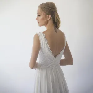Open back wedding dress #1286
