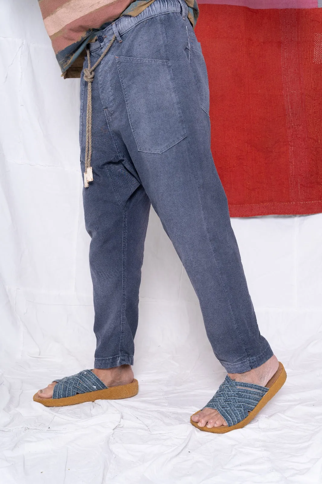 P63 Fatigue Hemp/Organic Cotton Sunfaded Navy