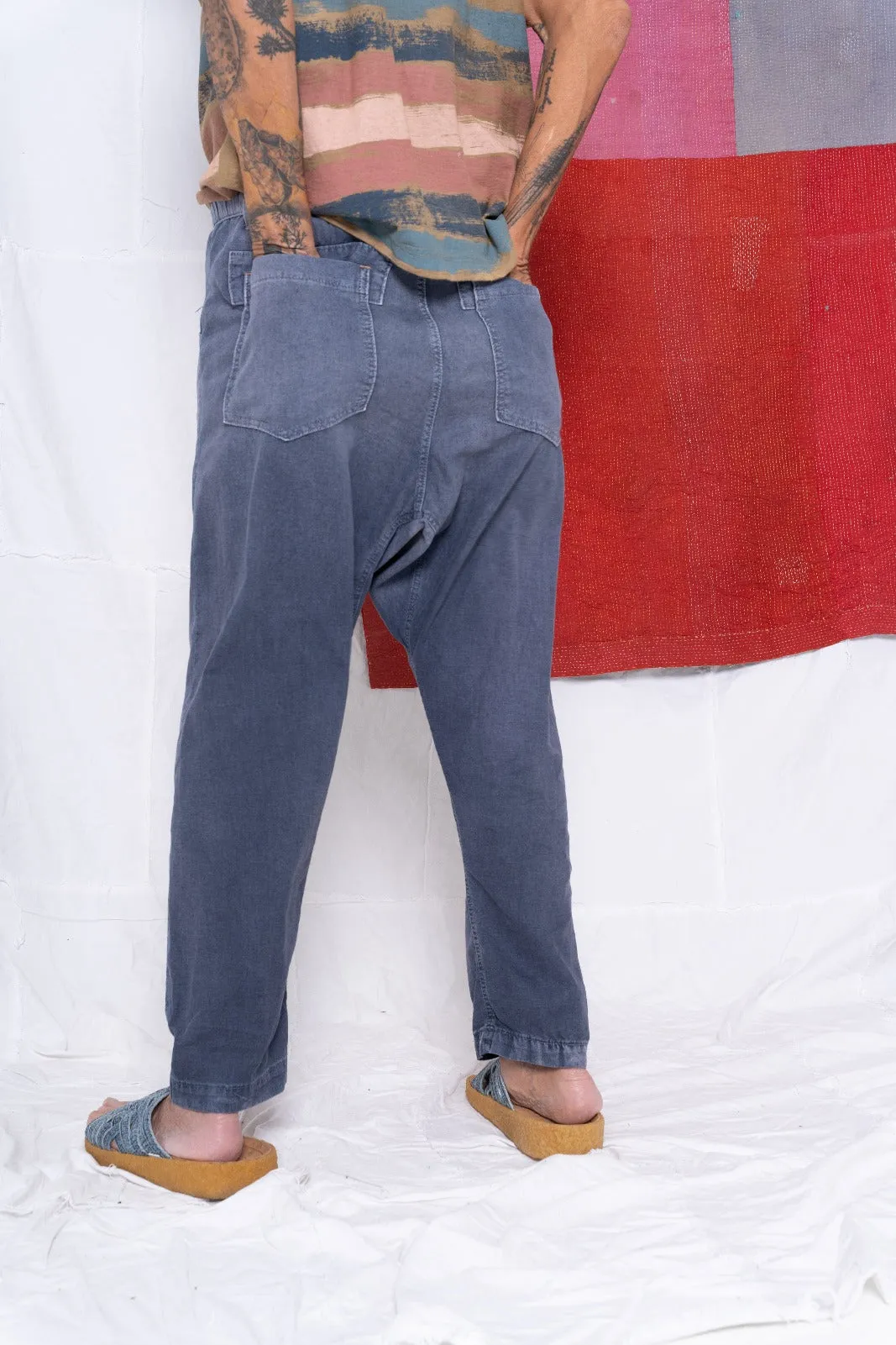 P63 Fatigue Hemp/Organic Cotton Sunfaded Navy
