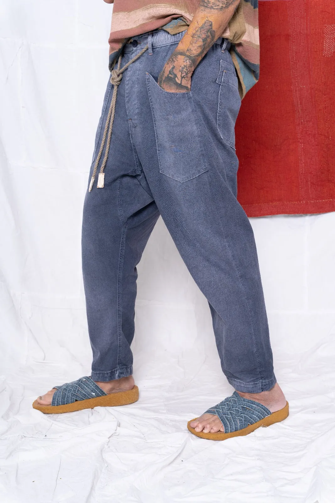 P63 Fatigue Hemp/Organic Cotton Sunfaded Navy