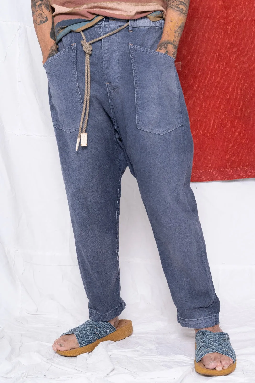 P63 Fatigue Hemp/Organic Cotton Sunfaded Navy