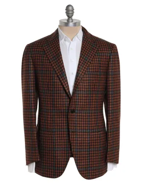 Paprika and Green Cashmere Plaid Sportcoat