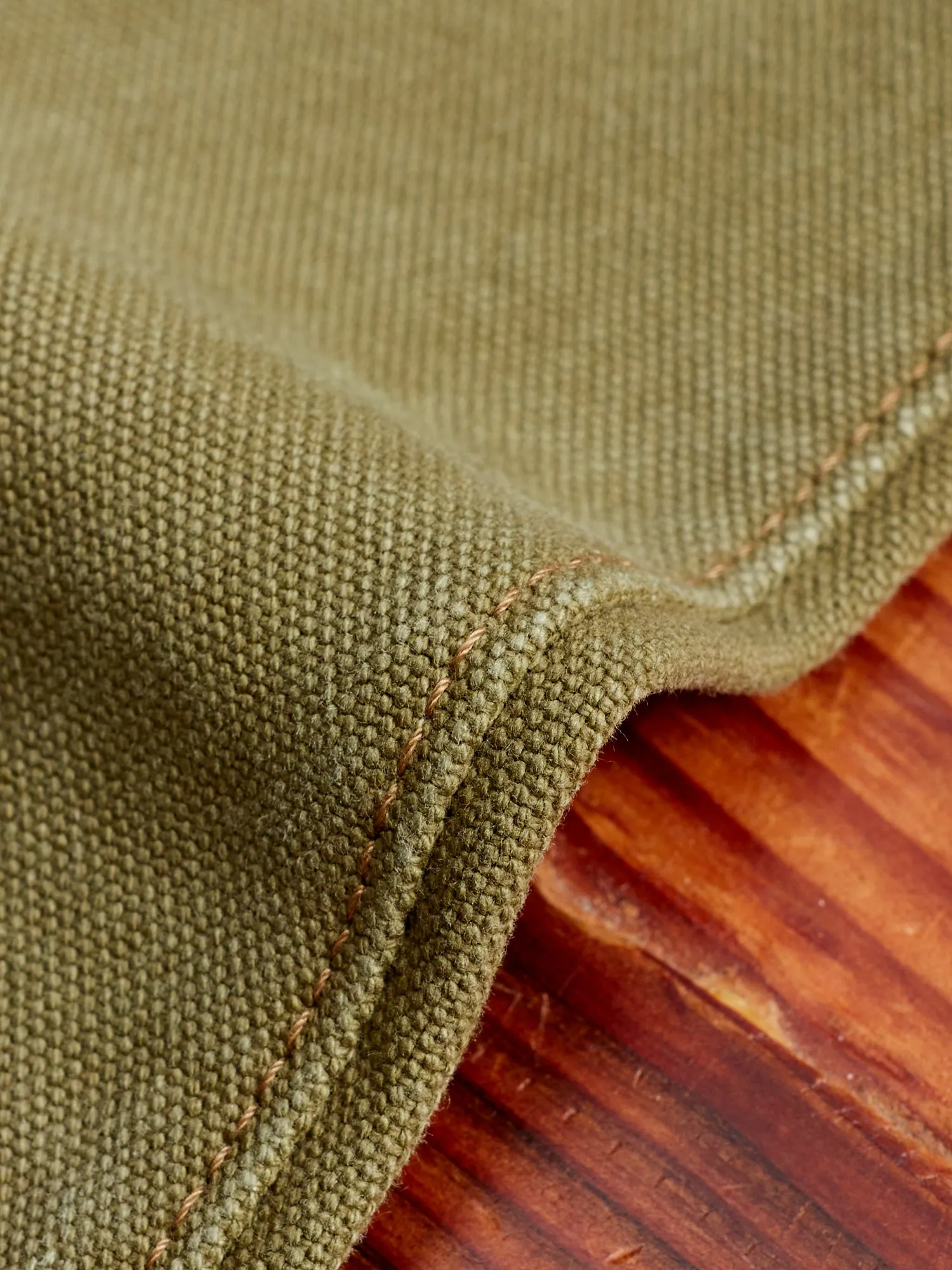 Paraffin Canvas Tapered Pants in Olive