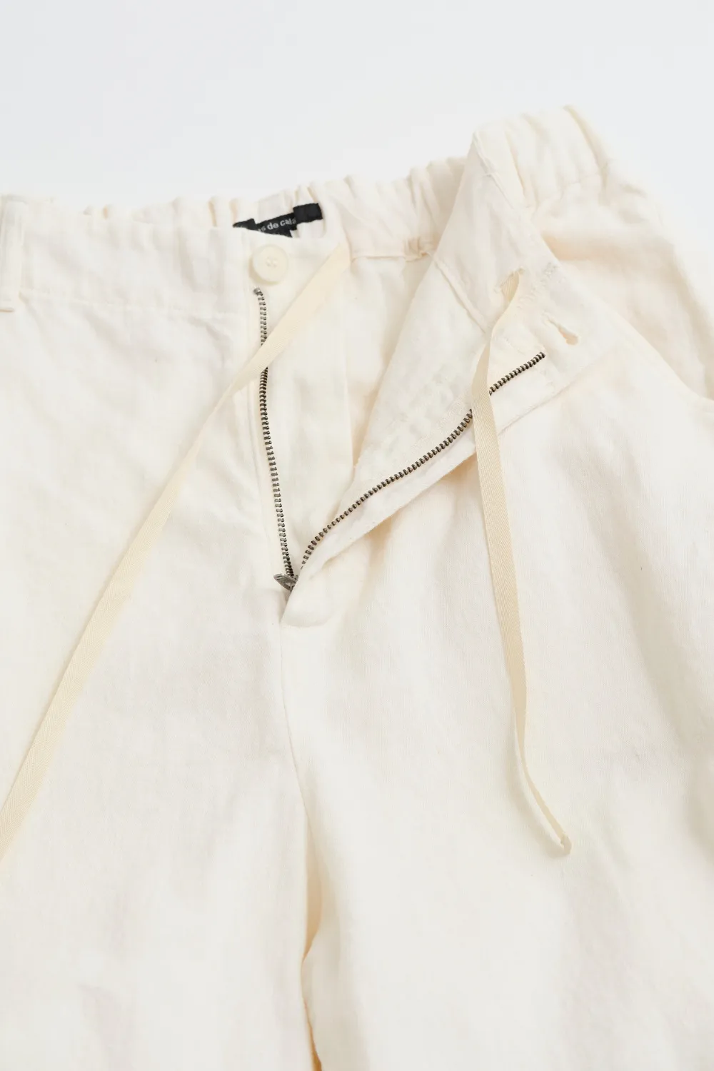 Pas de Calais Cotton Linen Satin Wide Pants