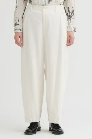 Pas de Calais Cotton Linen Satin Wide Pants