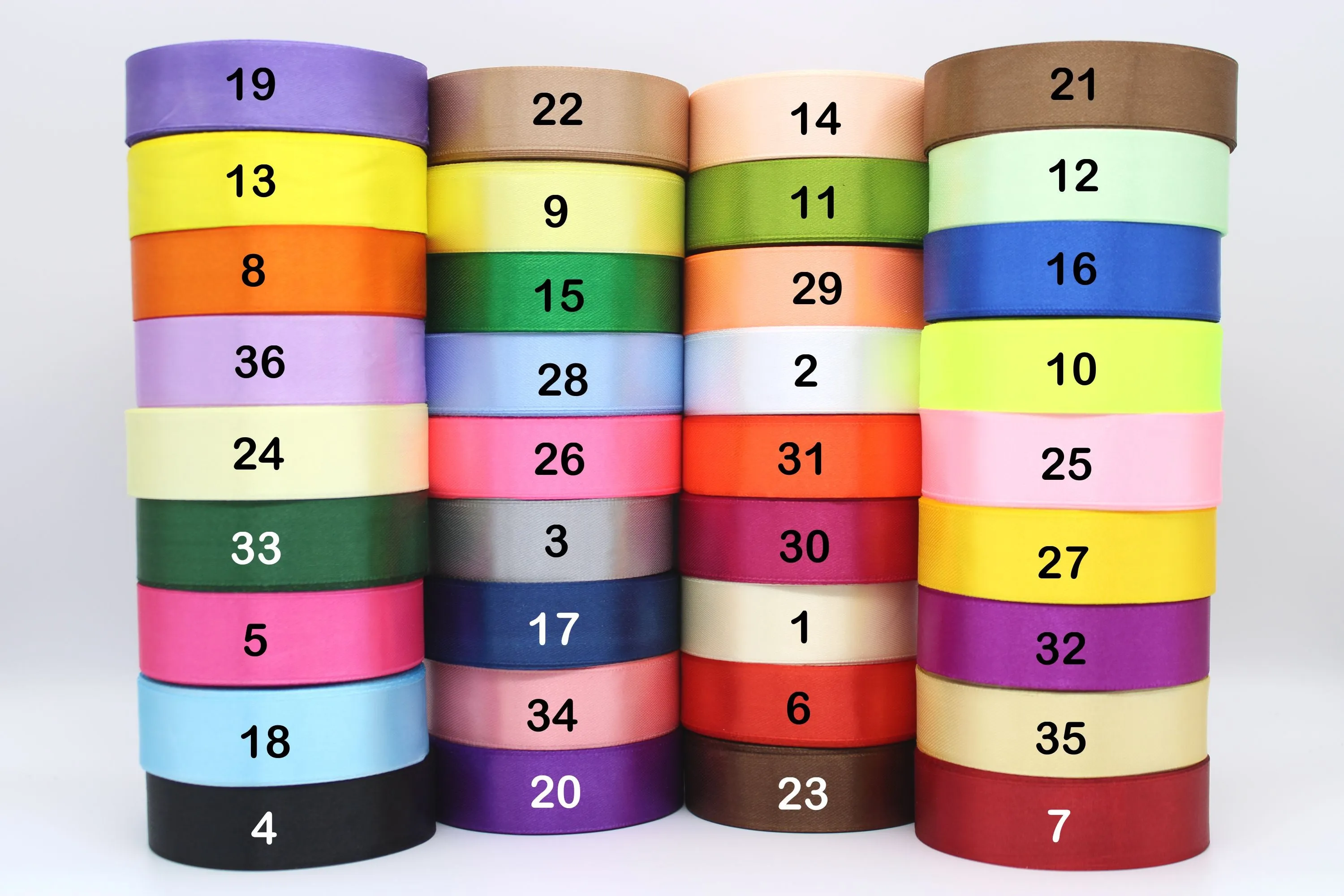 Peach, 29,  Single face Ribbon available in 15, 20, 25, 40, and 50 mm for Ribbon Skirts, Shirts, Crafts, Weddings and gifts