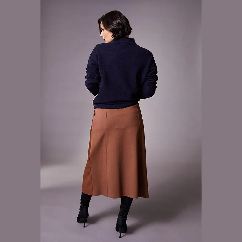 Peruzzi Mock Leather Skirt
