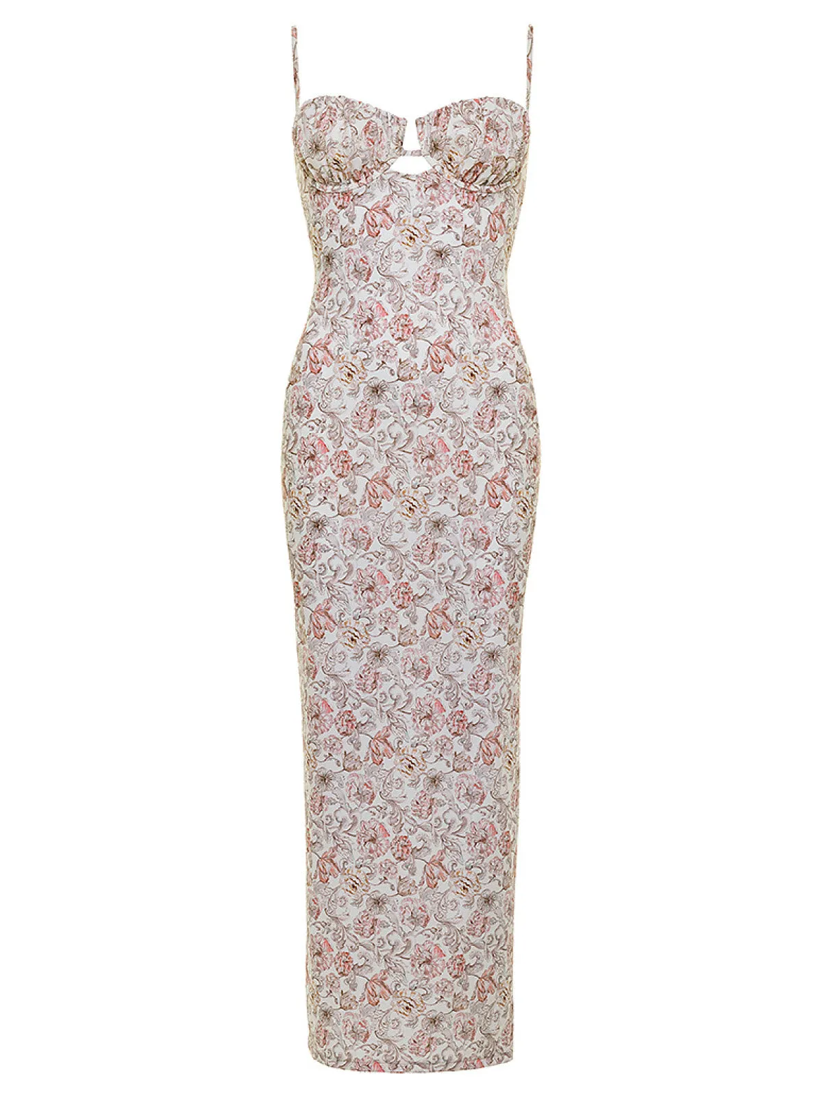Petal Long Slip Dress ::RET