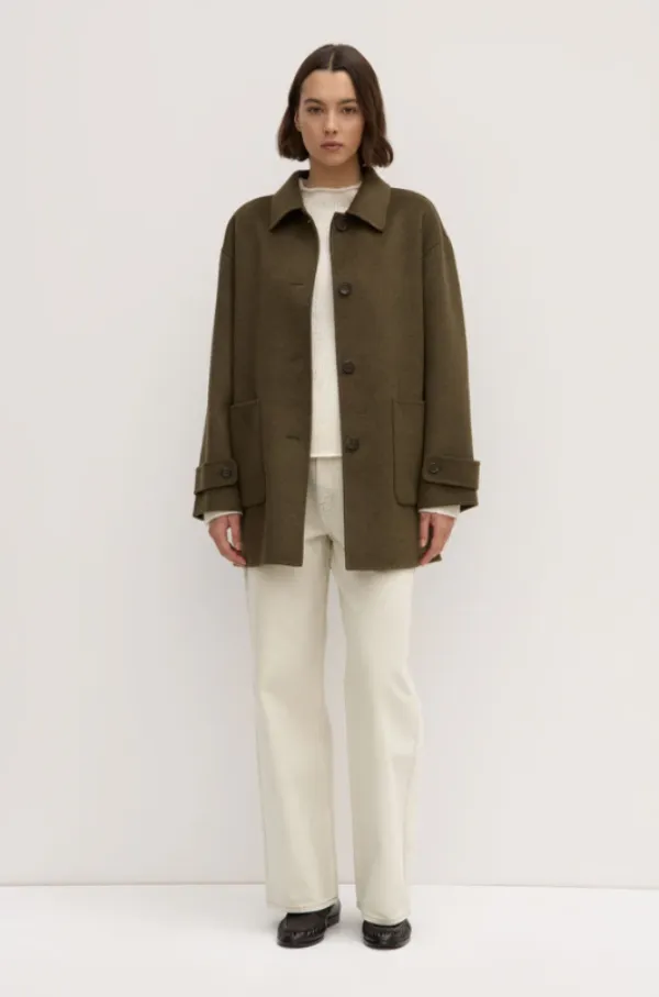 Pierra Wool Coat Spruce Marle