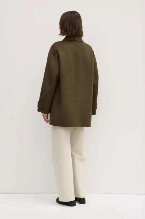 Pierra Wool Coat Spruce Marle