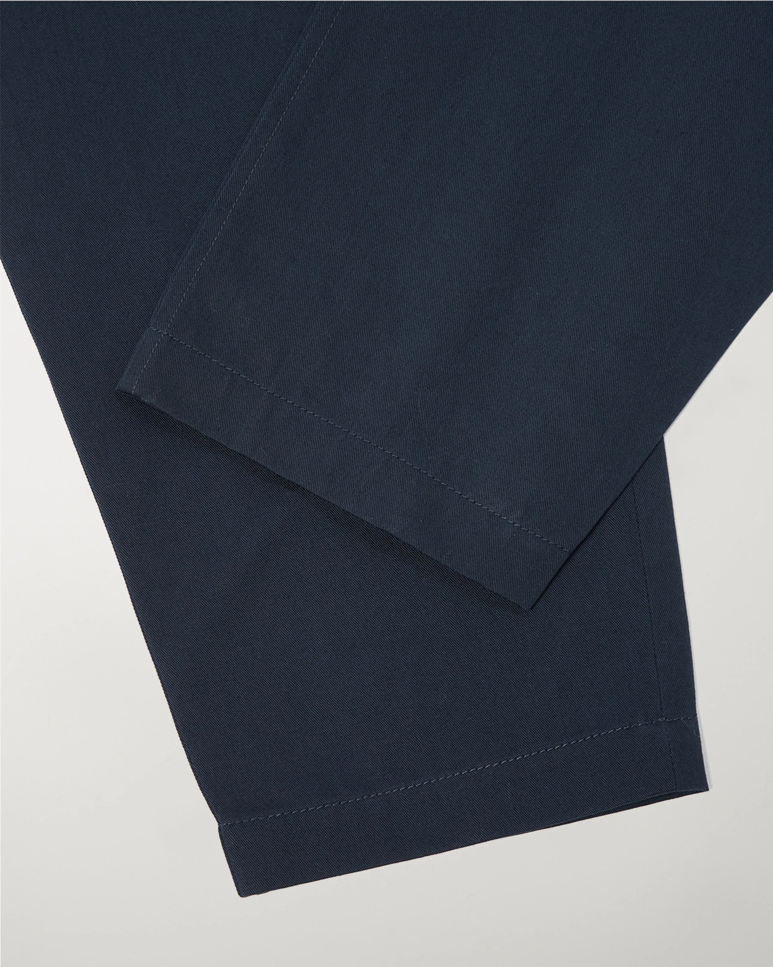 Pleated Track Pant Navy