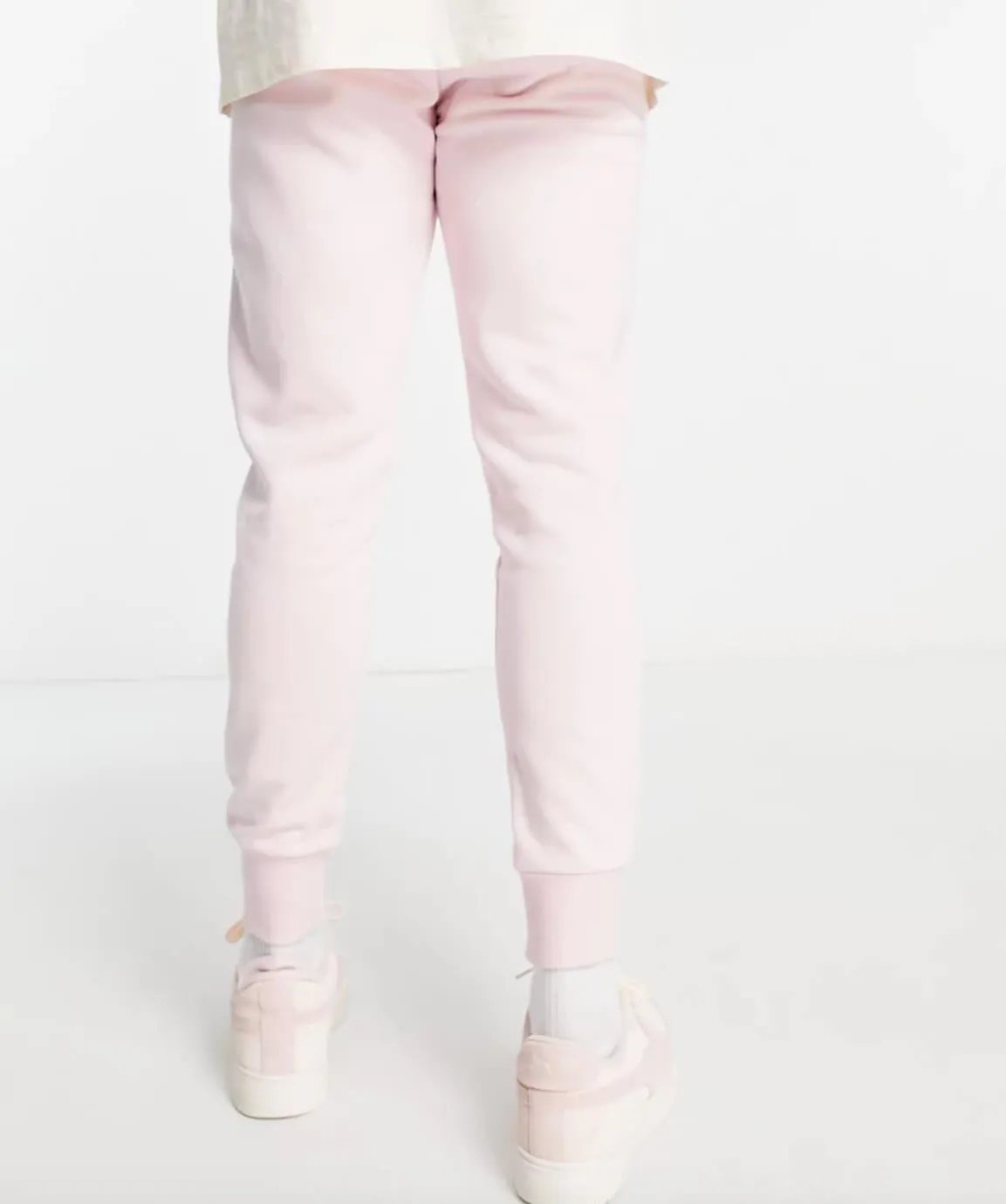 PUMA Mens Pink Small Logo Trackies Size M (New)