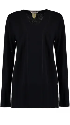 Ravenna Navy Edge To Edge Cardigan