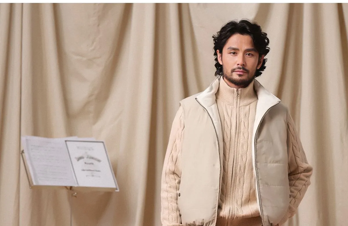 Reversible Wool and Down Vest
