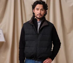 Reversible Wool and Down Vest