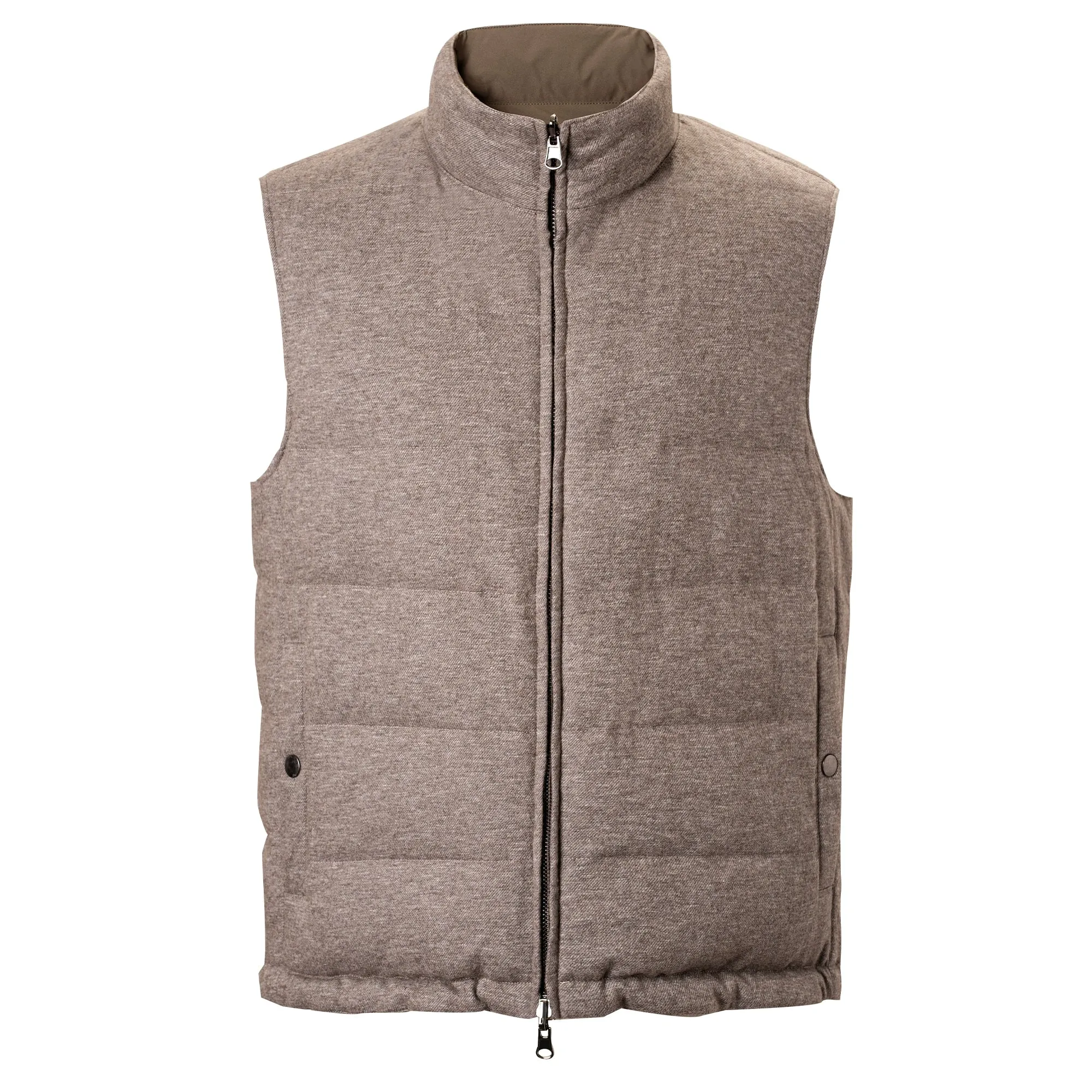 Reversible Wool and Down Vest