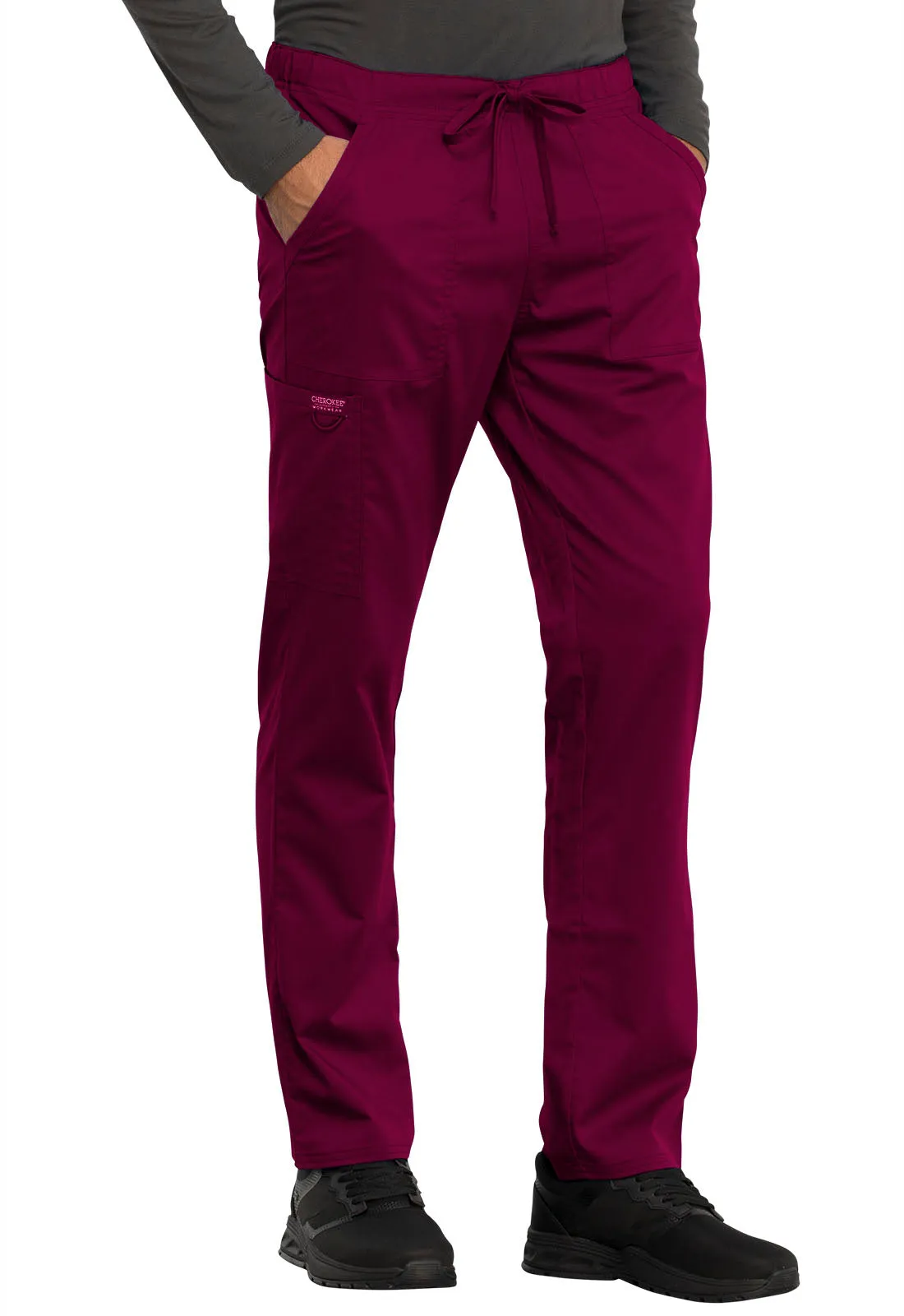 Revolution WW020 Unisex Tapered Leg Drawstring Pants Wine
