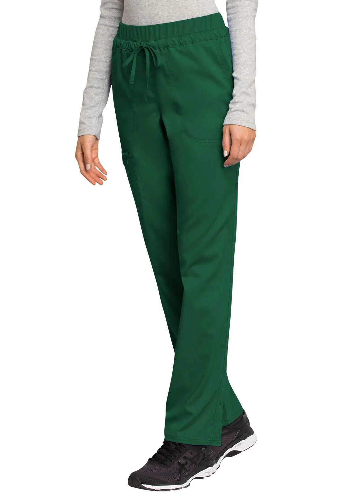 Revolution WW105 Mid Rise Tapered Leg Drawstring Pants Hunter Green