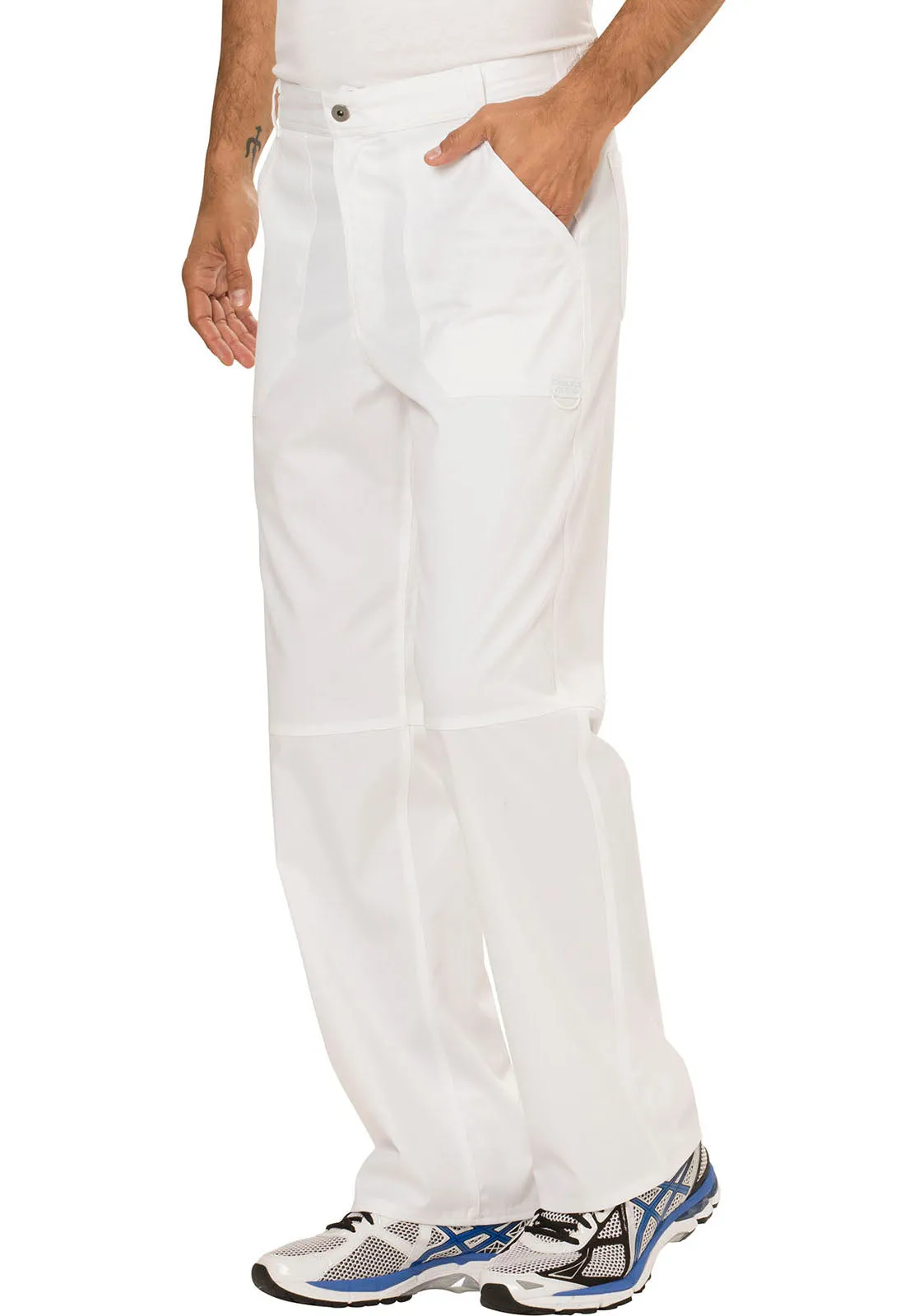 Revolution WW140 Men's Fly Front Pants White
