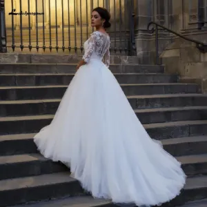 Roycebridal Country Princess Bridal Gown Wedding Dress with Sleeves