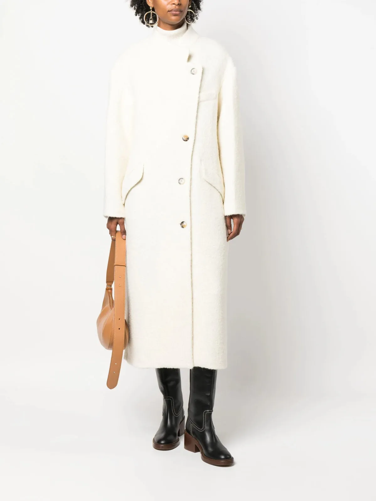 Sabine Wool Single Breasted Coat