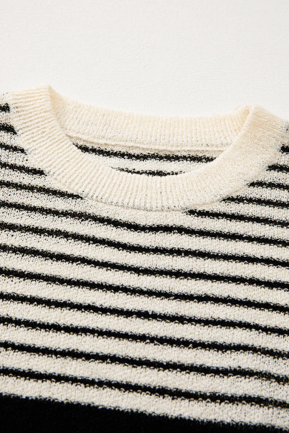 Sabrina Black Stripe Top