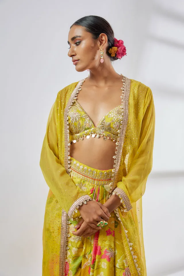 Saisha Drape Skirt