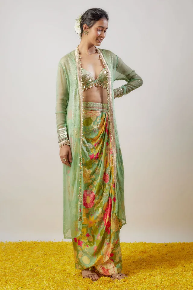 Saisha Drape Skirt