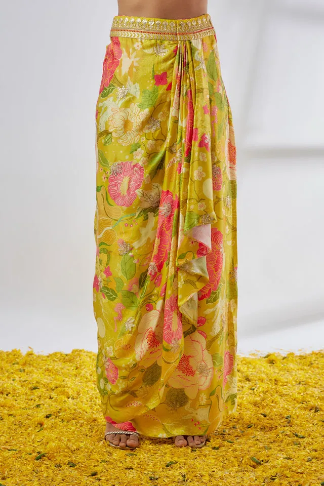 Saisha Drape Skirt