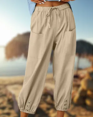 Sara- Lässige Leinenhosen für Frauen