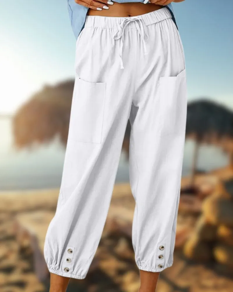 Sara- Lässige Leinenhosen für Frauen