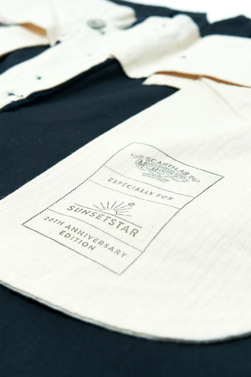 Scarti Lab x Sunsetstar Anniversary Chinos 133-SM981 Selvedge Canvas Steel