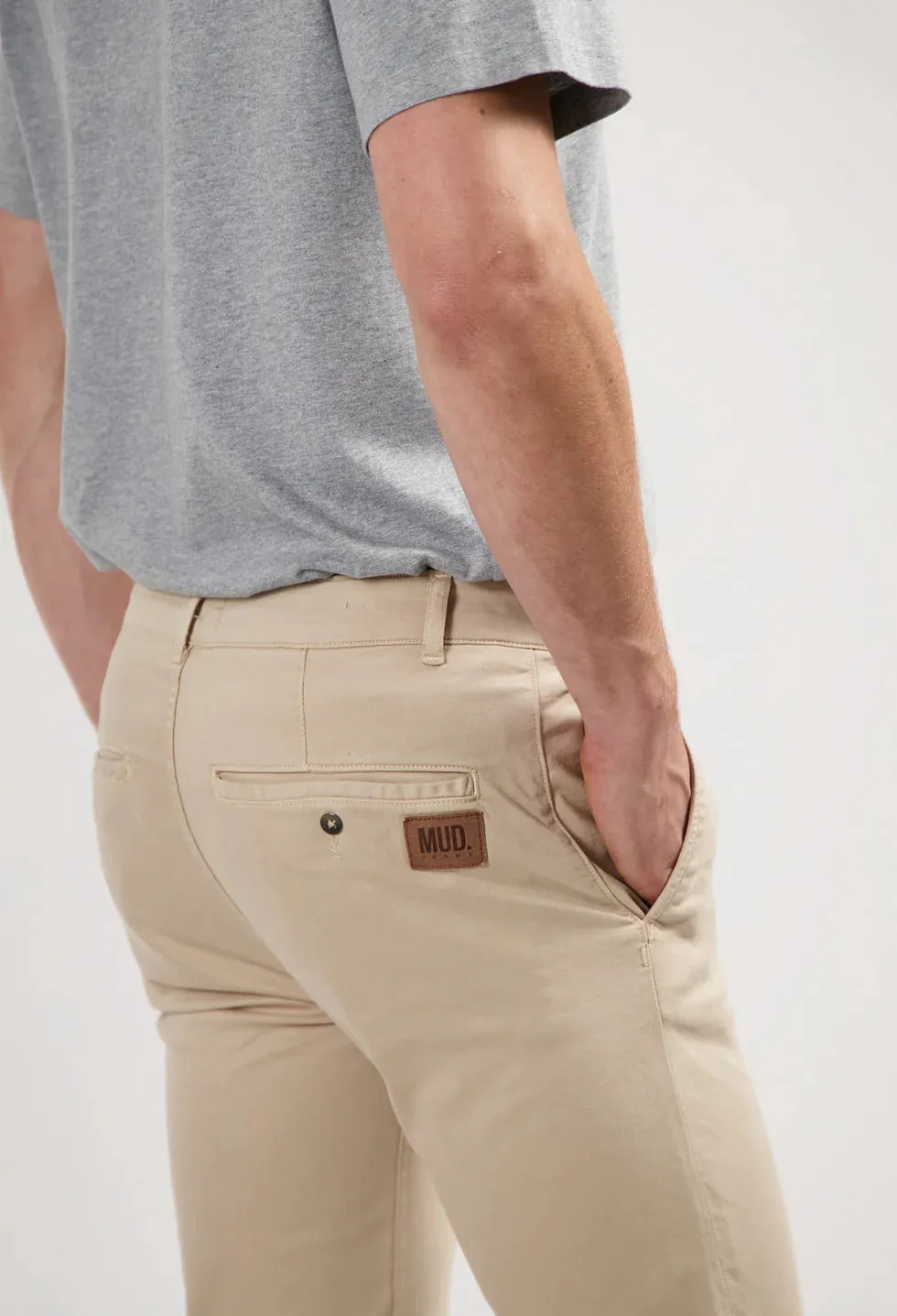 Scott Mid Tapered Pants Sand