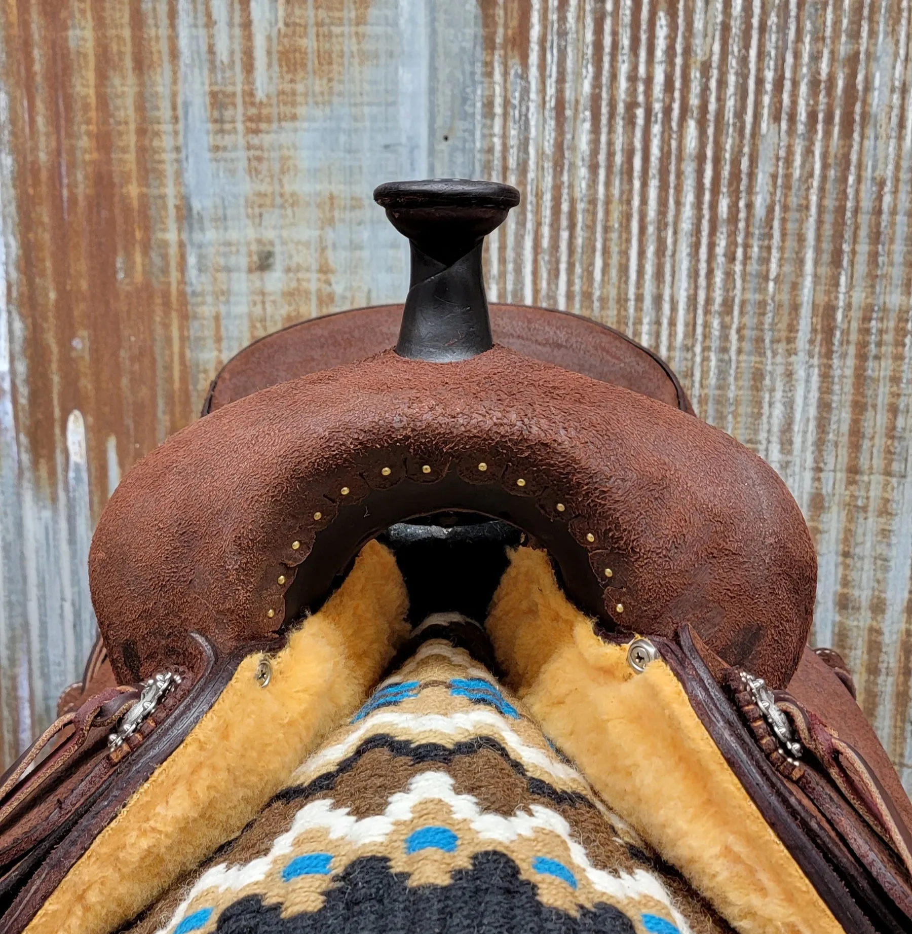 Scott Thomas Chocolate Roughout Ranch Cutter Saddle