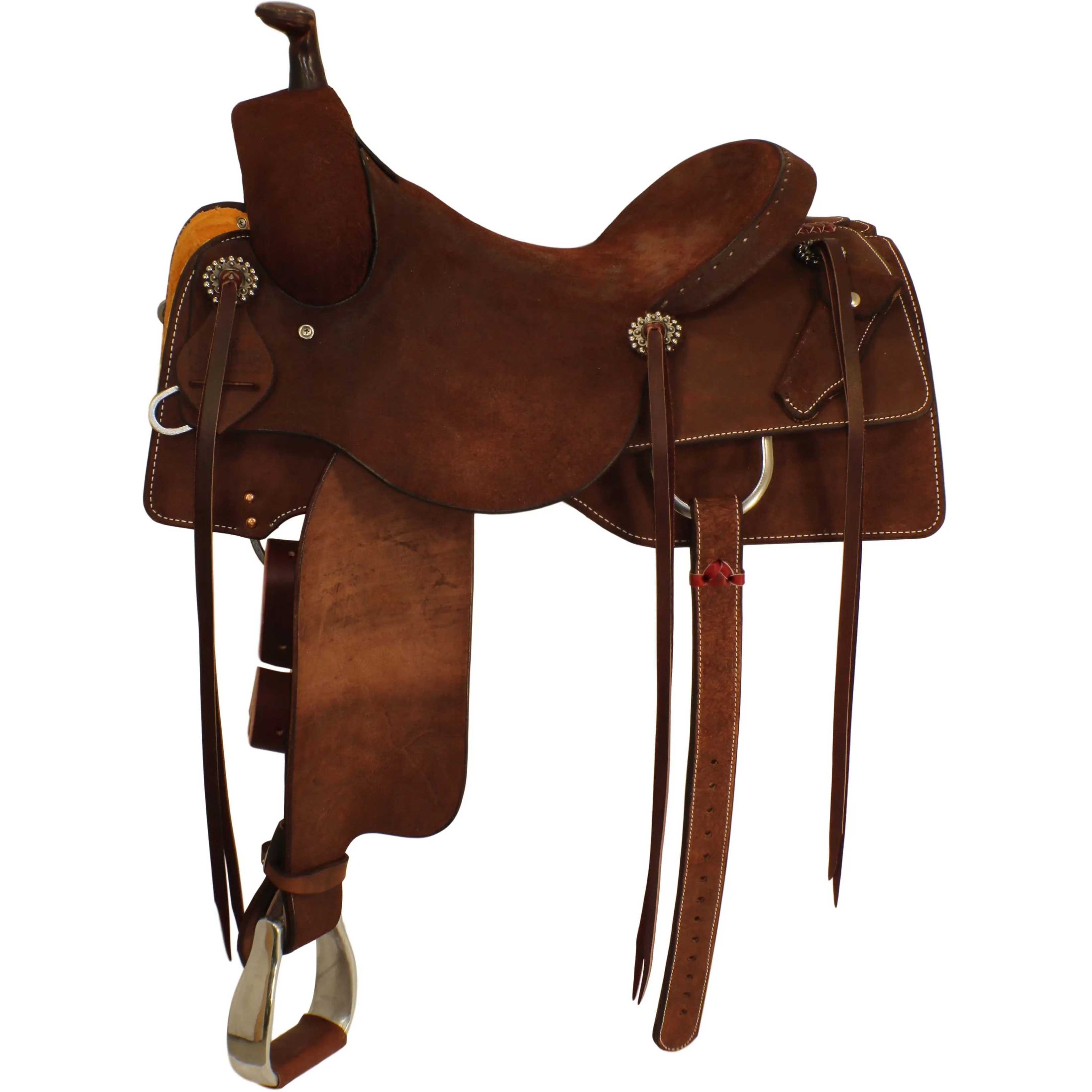 Scott Thomas Chocolate Roughout Ranch Cutter Saddle
