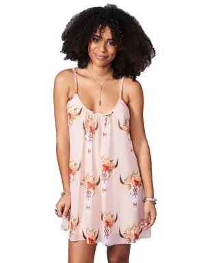 Show Me Your Mumu Trapeze Mini Dress in Frida Bullhead