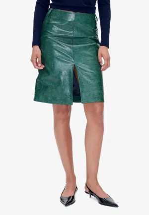 Signa Faux Leather Skirt