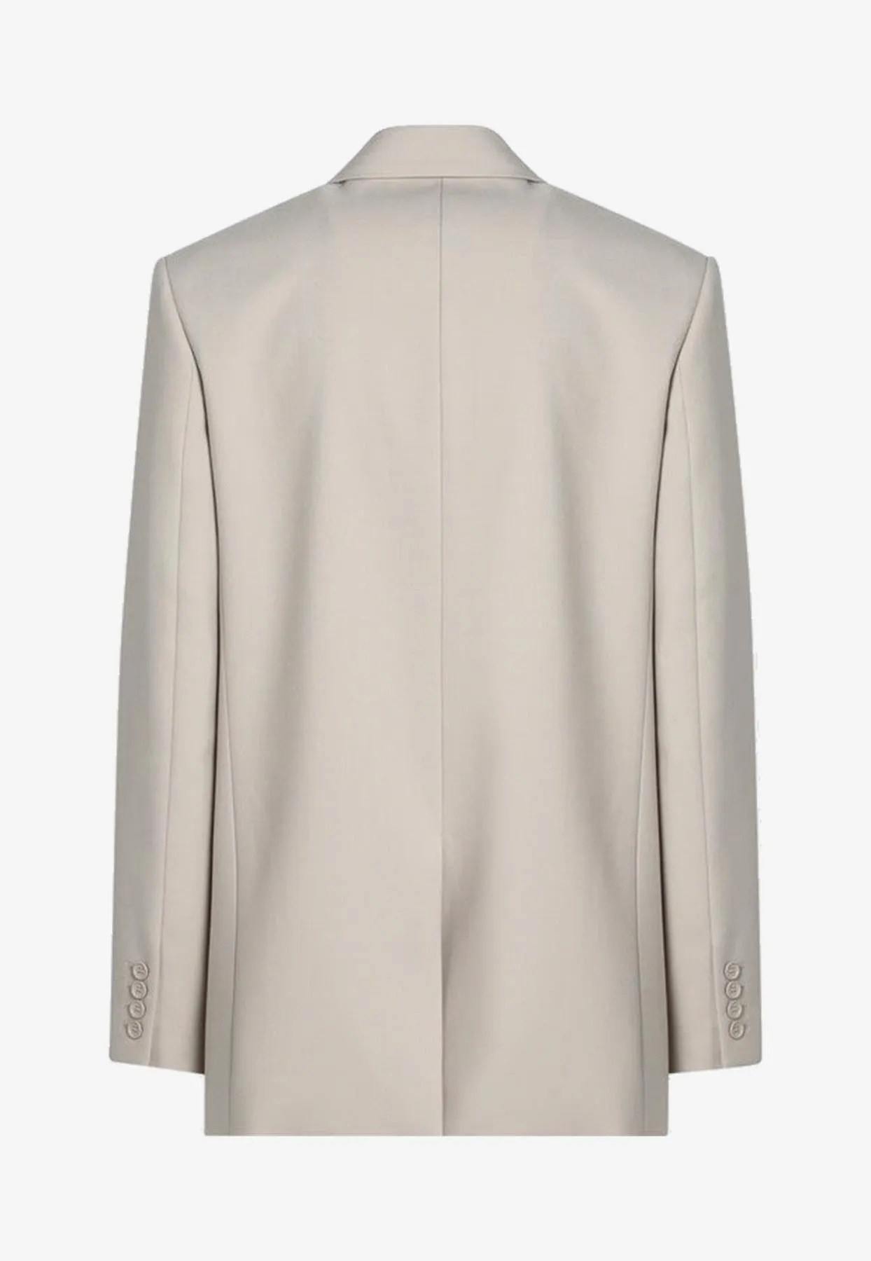Single-Breasted Wool Blazer