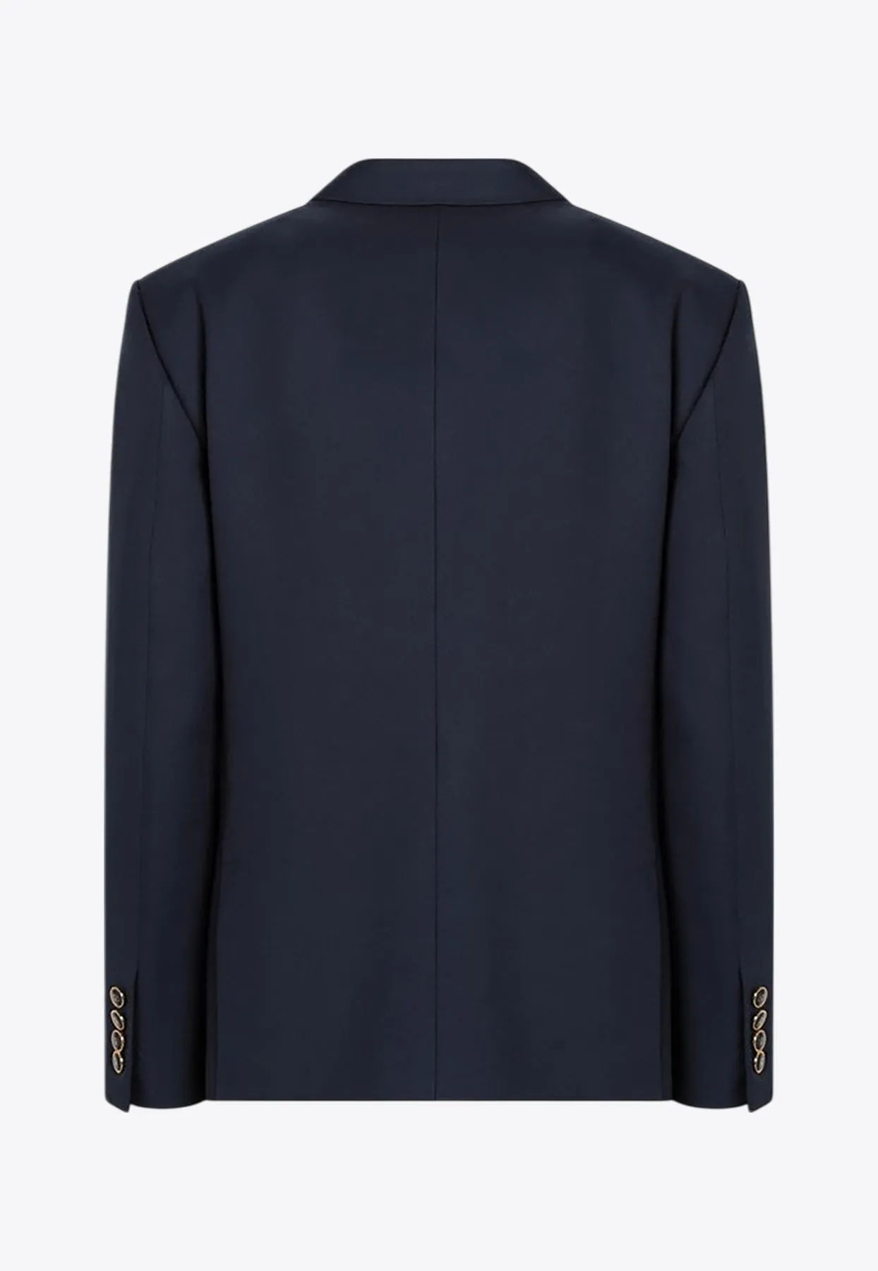Single-Breasted Wool Blazer
