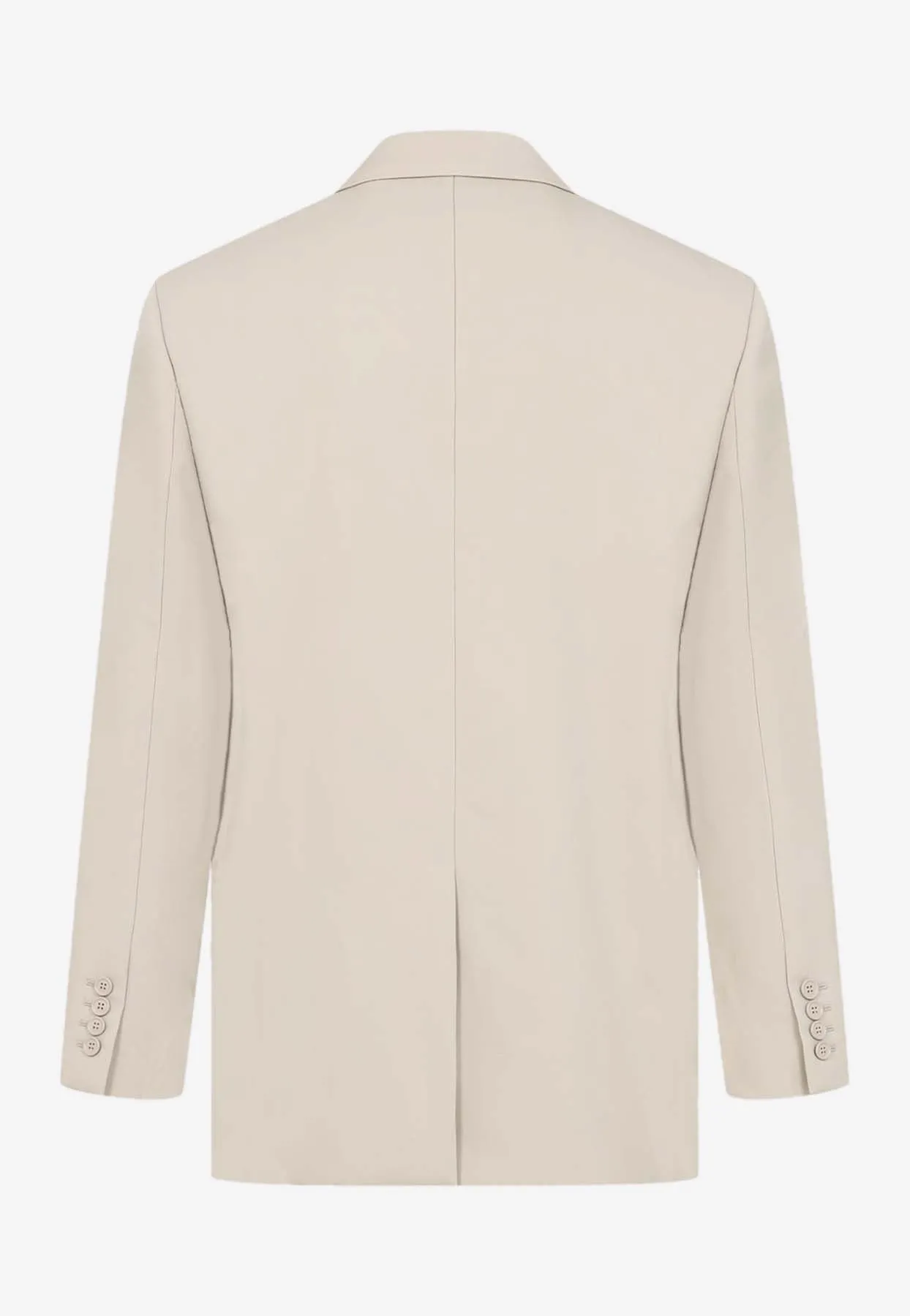 Single-Breasted Wool Jacket