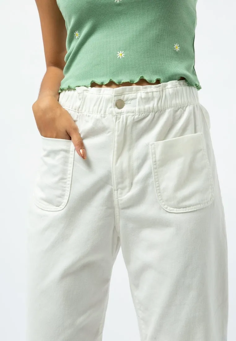 Slouchy Paperbag Denim
