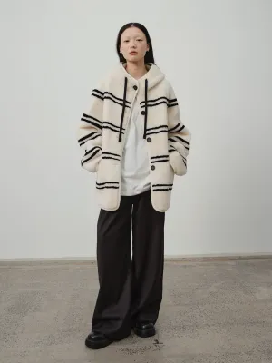 Snow Striped Coat