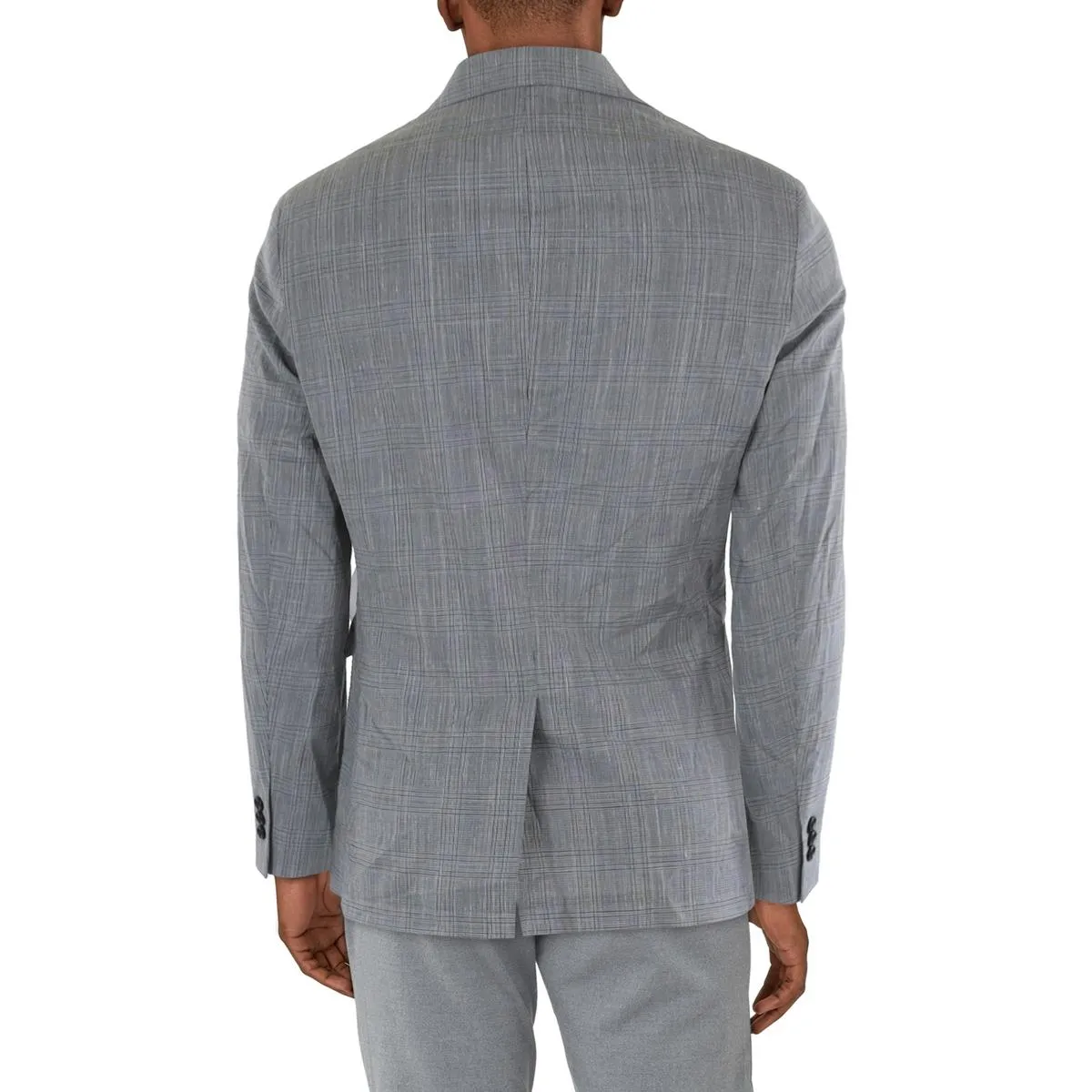 Soft Cloth Mens Studio Wool Blend Suit Separate Two-Button Blazer